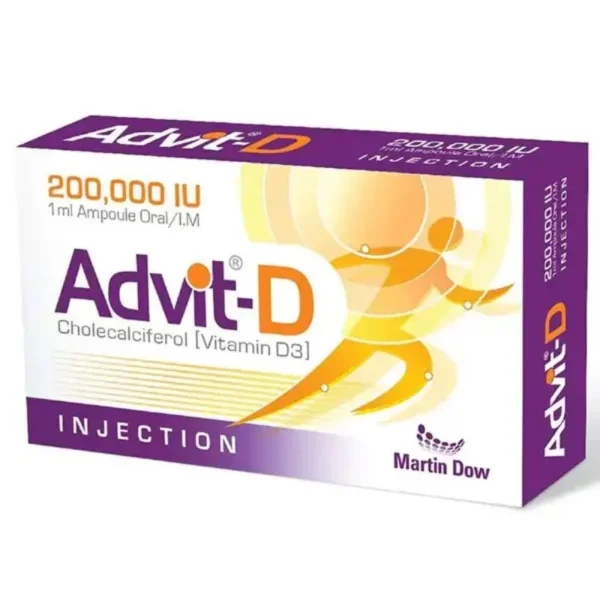 Advit-D Oral/Im Injection 200,000Iu 1ml