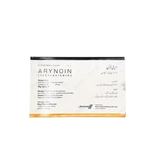 Arynoin Softgel Capsules 20mg