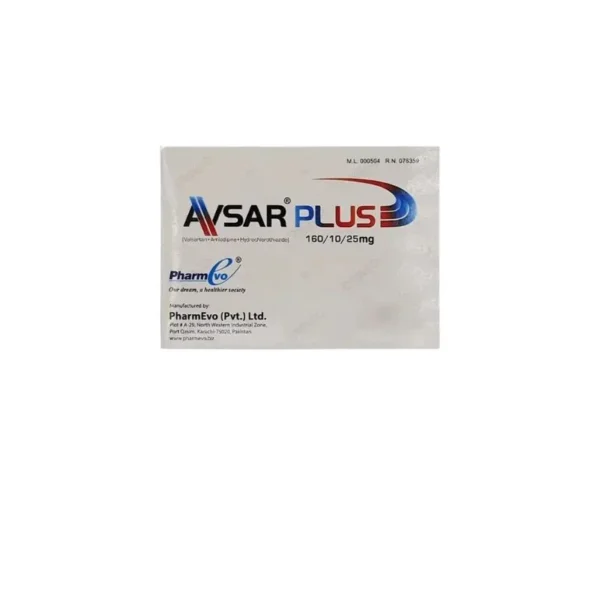 Avsar Plus Tablets 160/10mg/25mg
